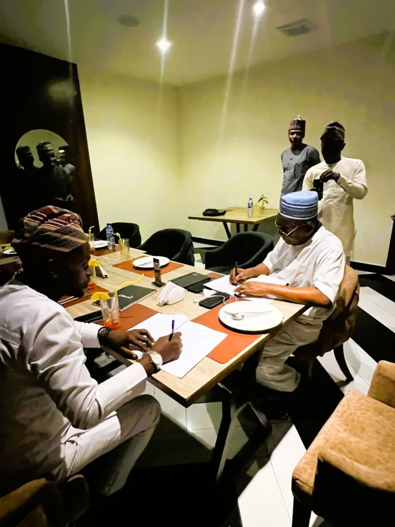 The MOU signing with the Kano Independent Research Centre Trust